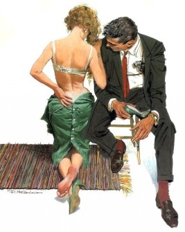 Robert McGinnis_Green dress